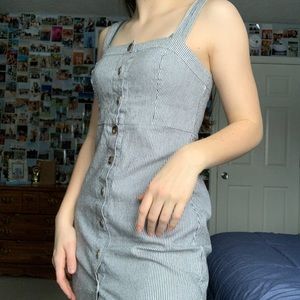 hollister tight stripped dress